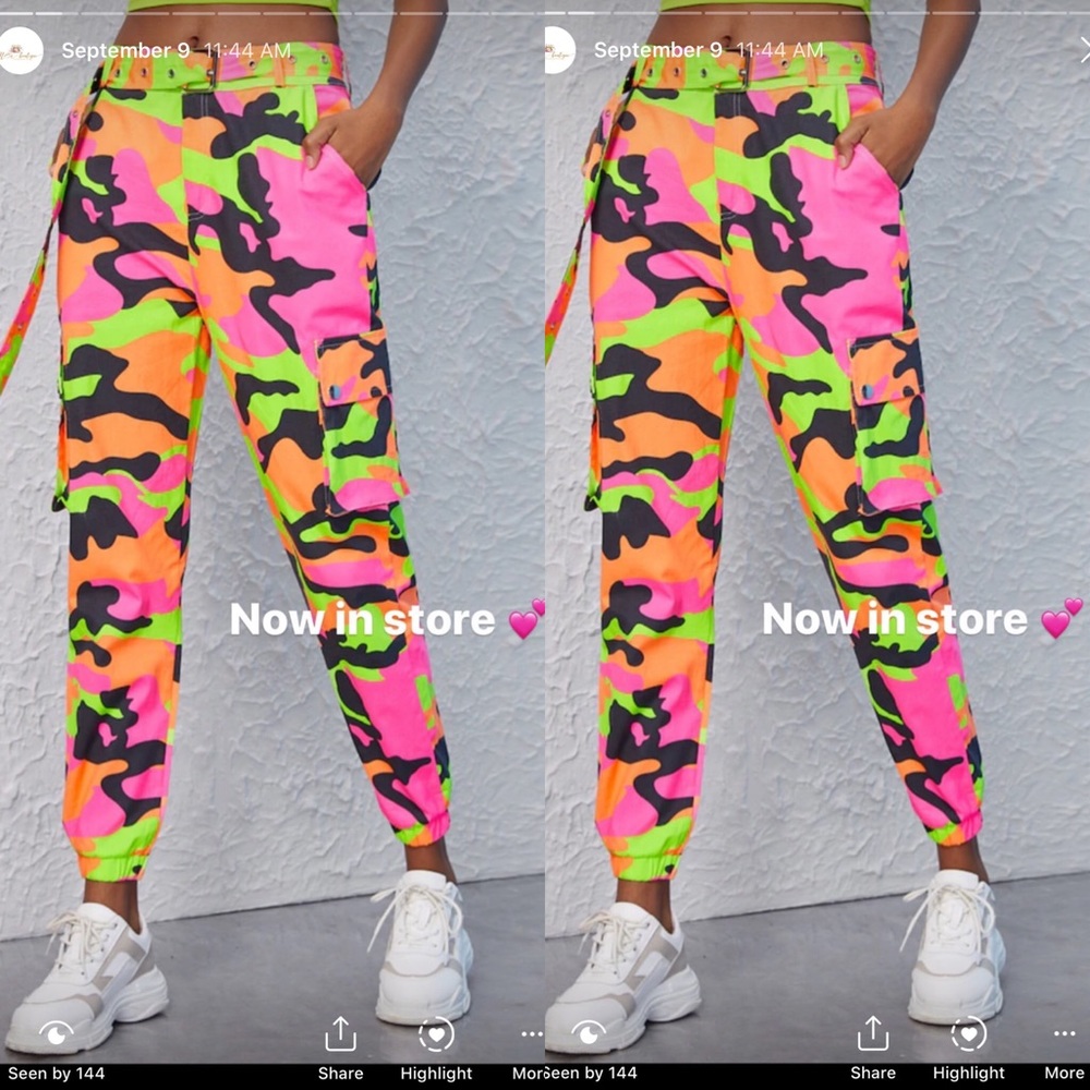🍭Attention camo pants🍭